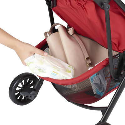 7 of 8:Evenflo Aero Ultra-Lightweight Single Stroller, Cardinal Red 