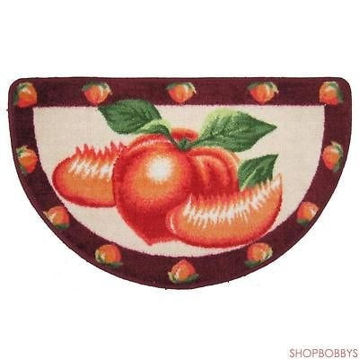 1 of 1:Tapis de cuisine imprimé pêche, 29 x 17 pouces 