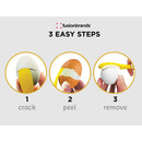 3 of 7:FusionBrands EggXact Peel Egg Peeler, The Easy Egg Peeler Tool 