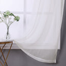 3 of 7:Sheffield - Panel de ventana con ojales transparentes, paquete de 2, color beige, 76 x 84 pulgadas 