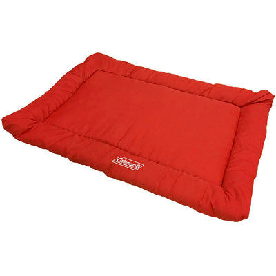 1 of 8:Coleman - Cama grande para perros para viajes, enrollable, plegable, plegable, para mascotas, camas de viaje, color rojo 