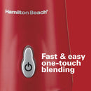 3 of 5:Hamilton Beach Personal Creations Single-Serve Blender With Travel Lid, Red, 14 Ounces 