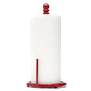 3 of 4:Porte-essuie-tout Home Basics en fonte tressée, rouge, 17 x 17 x 35 cm 