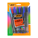 1 of 3:Stylos Bic Cristal Xtra Bold Point 1,6 mm, encres assorties, paquet de 24 