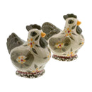 1 of 1:Temp-Tations Old World Hen Salt And Pepper Shaker Set, Olive Green 