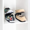 2 of 8:Lot de 2 range-chaussures réglables Home Basics, noir 