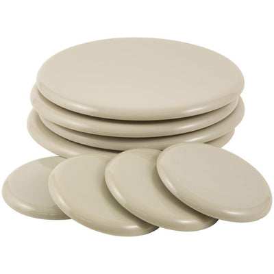 1 of 3:Super Sliders Reusable 8-pack Heavy Furniture Sliders Kit, (4) 3.5