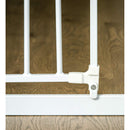 7 of 7:Regalo Easy Step 38.5-Inch Extra Wide Walk Thru Baby Gate, Includes 6-Inch Extension Kit, White 