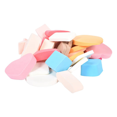 2 of 3:Éponges de maquillage cosmétiques sans latex Simplosphy, 36 unités, formes assorties 