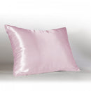 1 of 1:Better Home 100% Satin Zippered Pillow Protector Standard Size Pink - 19x25 