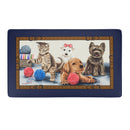 1 of 3:Precious Decorative Anti-Fatigue Mat, Navy Blue, 18x30 Inches 