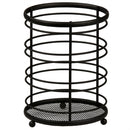 2 of 4:Home Basics Wire Collection Cutlery Holder with Mesh Bottom, Black, 5x5x6.75 Inches 