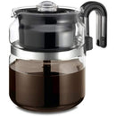 1 of 3:Cafetière à percolateur en verre Cafe Brew Collection, noire, 8 tasses 