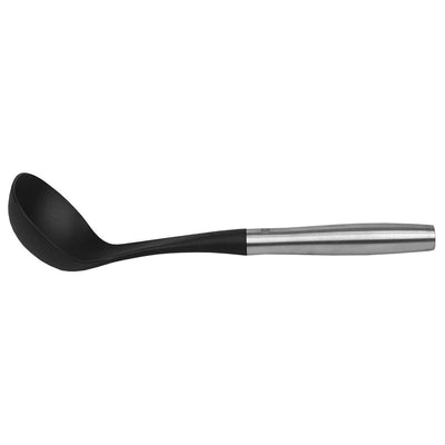4 of 10:Louche en nylon anti-rayures Home Basics Mesa avec acier inoxydable, 13 pouces 
