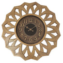 1 of 1:Reloj de pared de concha de tortuga Premius, marrón claro, 20 pulgadas 