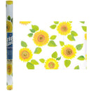 1 of 1:Revêtement décoratif autocollant Zip Tac pour étagères, motif tournesol – 2,7 m x 45,7 cm 