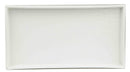 1 of 3:Home Basics Crocodile Plastic Vanity Tray, White, 14x7.5x1 Inches 