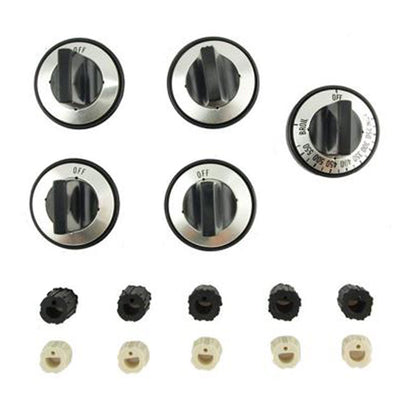 1 of 2:Aqua Plumb Replacement Gas Range Knob Set, Fits Most Brand Names 