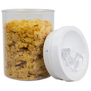 6 of 12:Home Basics Twist N’ Lock Round Food Storage Canister, Clear, 1.5 Liters 