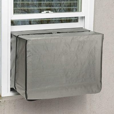 2 of 5:Housse de protection pour climatiseur extérieur Frost King AC2, 45 x 68 x 40 cm, gris 