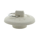 1 of 2:Aqua Plumb Lavatory And Sink Stopper, White, 1 to 1.375 Inches 