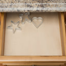 5 of 6:Home Basics Non-Slip Diamond Shelf Liner, Clear, 12x60 Inches 