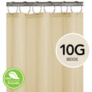 1 of 1:Bath Bliss Splash Guard Hotel Weight PEVA Shower Curtain Liner, Beige, 70x72 Inches 