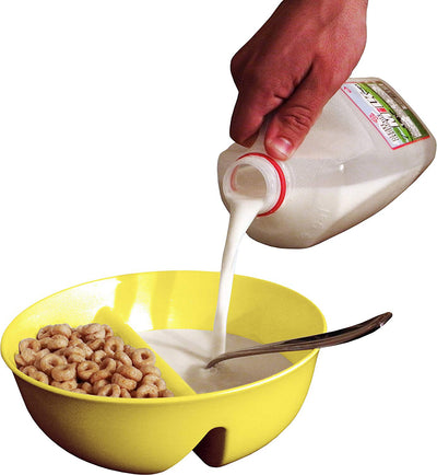 2 of 8:Just Solutions! Spongebob Squarepants Anti-Soggy Cereal Bowl, Yellow 