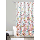 1 of 1:Butterfly Printed Canvas Shower Curtain, Multi, 70x72 Inches 