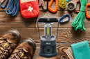 5 of 6:Linterna LED Mighty Power Cob con brújula y asa, gris-negro, 750 lúmenes 