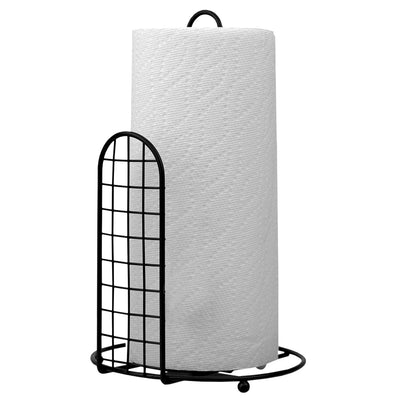 2 of 4:Home Basics Grid Design Paper Towel Holder, 7.5x7.5x12.25 Inches 