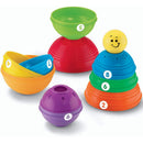 5 of 12:Vasos para apilar y enrollar Fisher Price Brilliant Basics 