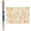 1 of 1:Zip Tac Self-Adhesive Decorative Shelf Liner Tile Tone Design - 9 Ft X 18 In 