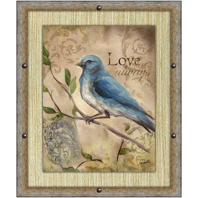 1 of 1:PREMIUS Love Always Framed Wall Art With Buttons, 11x13 Inches 