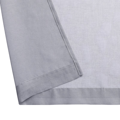8 of 8:Sheffield 2-Pack Solid Sheer Grommet Window Panel, Gray, 76x84 Inches 