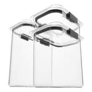 2 of 6:Rubbermaid Brilliance 3-Piece Pantry Organization Containers Set, Clear, 16, 12, 3.2 Cups 