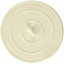 1 of 3:Tapón para fregadero con ventosa plana Aqua Plumb, blanco, 5 x 5 pulgadas 