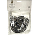 1 of 1:Umbra Stone Marble Curtain Holdbacks, Black, Set of 2 