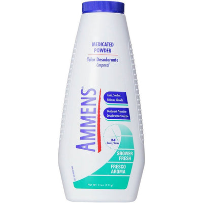 1 of 2:Ammens Medicated Powder, Shower Fresh, 11 onzas 