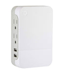 1 of 5:Parasurtenseur de charge USB GE Pro avec 2 prises d'accès latérales et 2 ports USB, 2,4 A partagés 