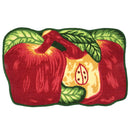 1 of 1:Alfombrilla de cocina antideslizante con estampado de manzana dulce, 18 x 30 pulgadas 