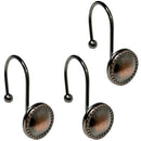 1 of 1:Crochets de rideau de douche en métal Popular Bath Lester, Orb, paquet de 12 
