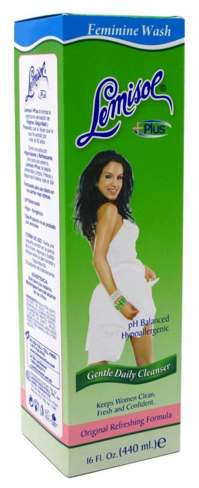 1 of 1:Lemisol Plus Feminine Wash Gentle Daily Cleanser Original, 16 Ounces 
