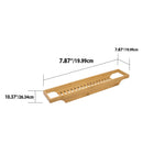 4 of 4:Home Basics Bamboo Bathtub Caddy 