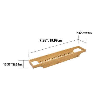 4 of 4:Home Basics Bamboo Bathtub Caddy 