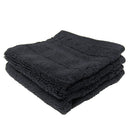 1 of 1:Gant de toilette Feather and Stitch Zero Twist, 12 x 12 pouces, graphite (paquet de 2) 