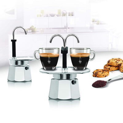 3 of 5:Bialetti Mini Express Stovetop Aluminum Espresso Percolator Maker, 2 Cups 