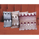 2 of 2:Emblem Decorative Cushion Cover, Burgundy, 18x18 Inches 