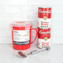 5 of 7:Home Basics Microwaveable Soup Mug With Vented Lid, Red, 24 Ounces 