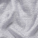 5 of 6:Perry Textured Slub Sheer Grommet Window Panel, Silver, 54x84 Inches 